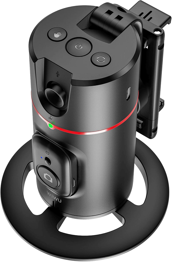 كاميرا متابعة ذكية من ويوو، مزودة بتقنية تتبع ذكي للتعرف على الوجه 360 درجة، أسود ، Wi-SE008