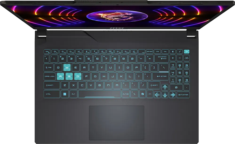 لاب توب للألعاب ام اس اي سايبورج 15 A13UDX-1833XEG، معالج انتل ® كور™ I7-13620H، الجيل الثالث عشر، رامات سعة 16 جيجابايت، هارد ديسك SSD سعة 512 جيجابايت، بكارت شاشة NVIDIA® GeForce RTX™ 3050 سعة 6 جيجابايت GDDR6، شاشة FHD مقاس 15.6 بوصة، نظام تشغيل دوس، أسود