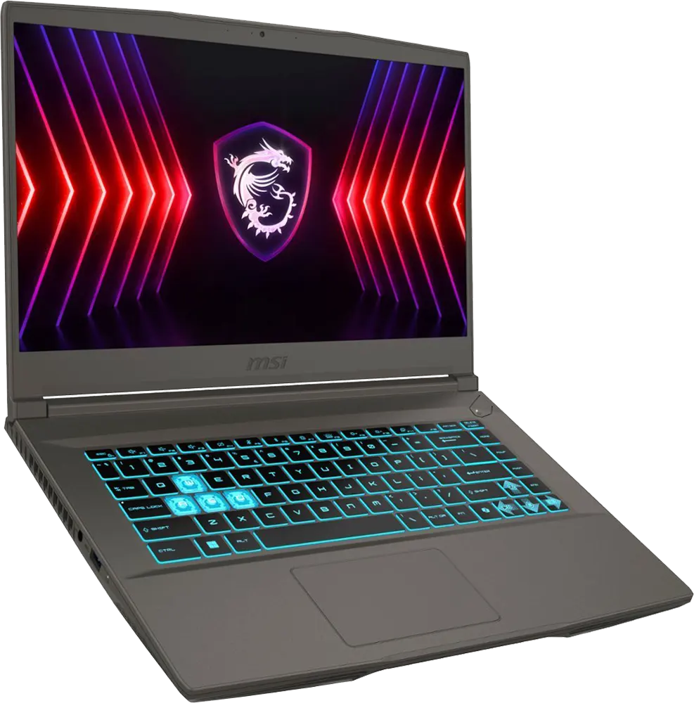 لابتوب msi Thin 15 B13UCX-2891XEG، إنتل كور I5-13420H، الجيل الثالث عشر، رامات 8 جيجابايت ، هارد ديسك 512 جيجابايت SSD، كارت شاشة NVIDIA® GeForce RTX ™ 2050 سعة 4 جيجابايت GDDR6، شاشة 15.6 بوصة FHD، دوس، رمادي