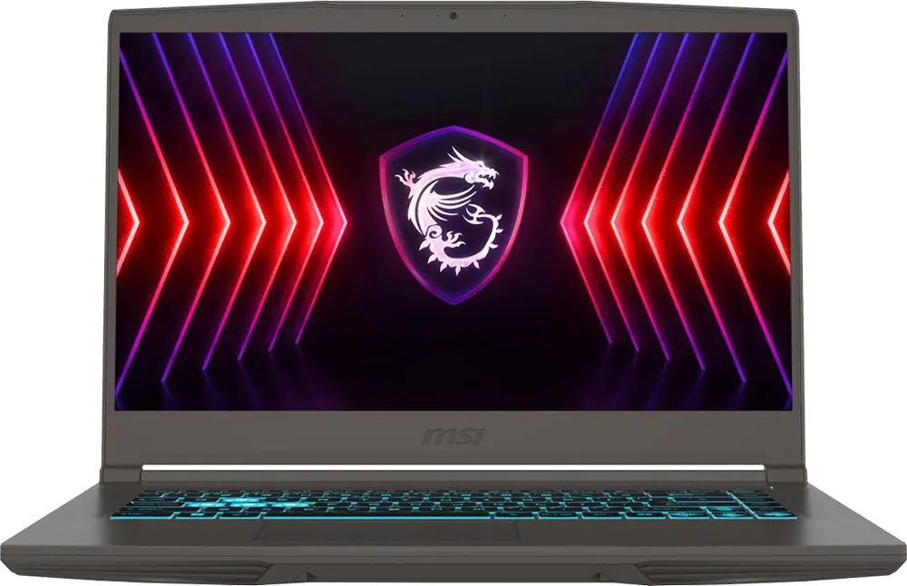 لابتوب msi Thin 15 B13UCX-2891XEG، إنتل كور I5-13420H، الجيل الثالث عشر، رامات 8 جيجابايت ، هارد ديسك 512 جيجابايت SSD، كارت شاشة NVIDIA® GeForce RTX ™ 2050 سعة 4 جيجابايت GDDR6، شاشة 15.6 بوصة FHD، دوس، رمادي