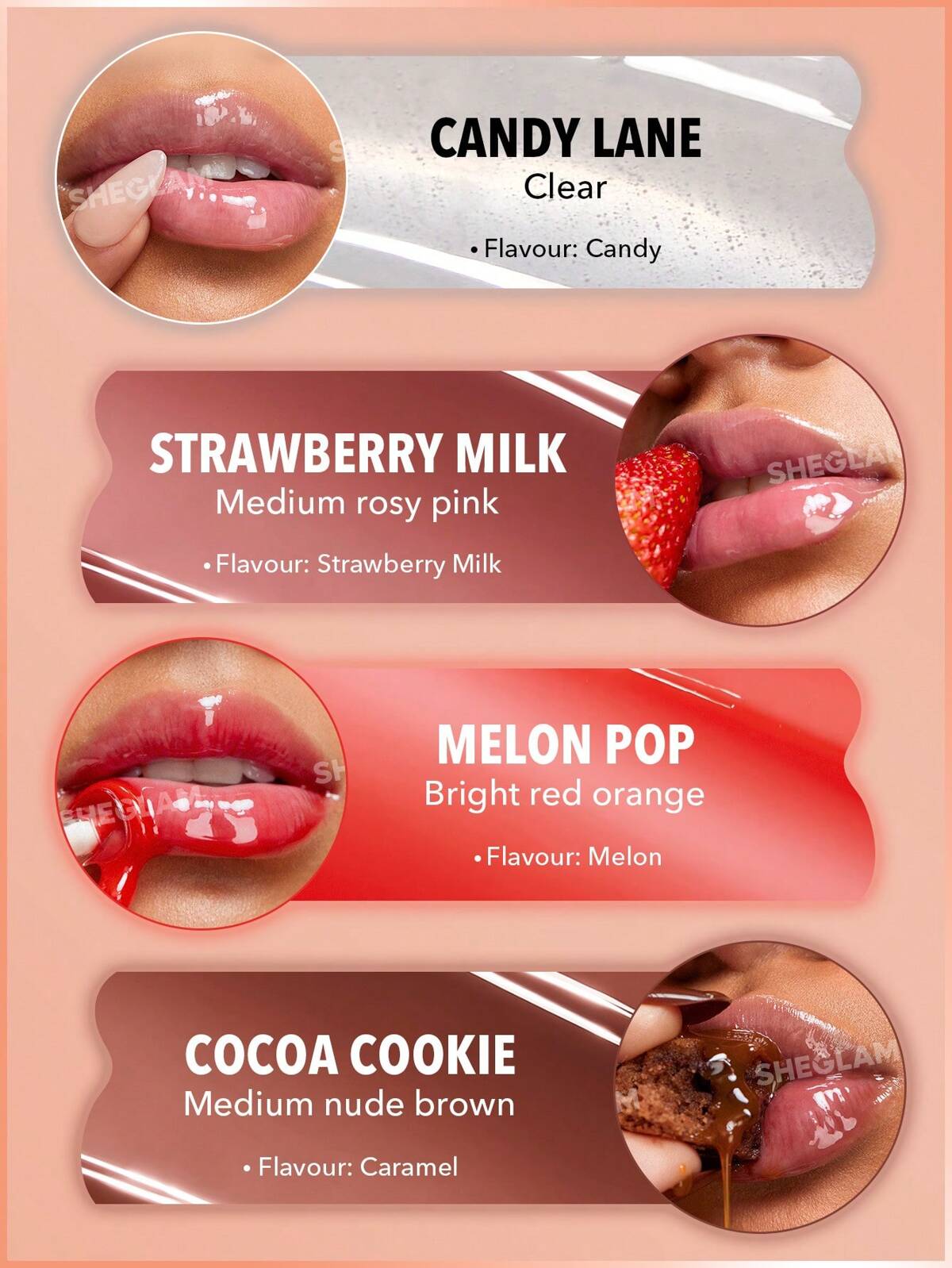 Sheglam Crystal Glaze Moisturizing Lip Care, Candy Lane