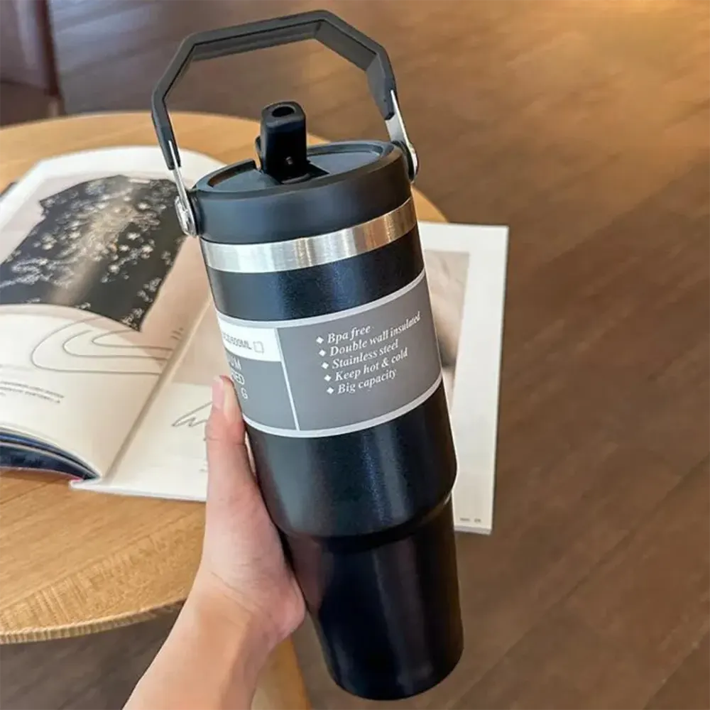 Stainless Steel Thermos Flask, 900ml, Assorted Colors, Model 2838