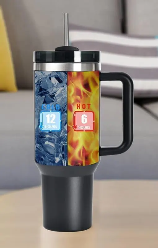 Stainless Steel Thermos Flask, 1.18L, Assorted Colors, Model 2946