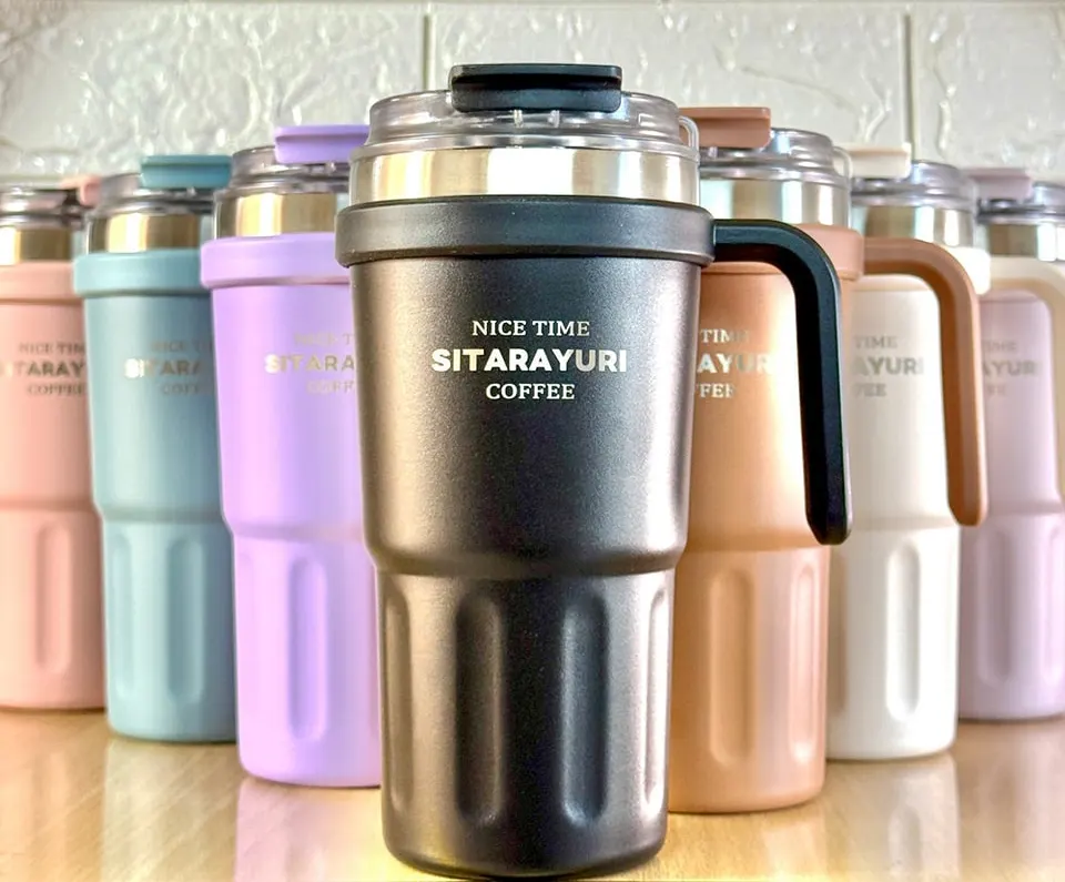 ترمس حراري ستانلس ستيل ، سعة 600 ملي، ألوان متعددة، موديل 2844