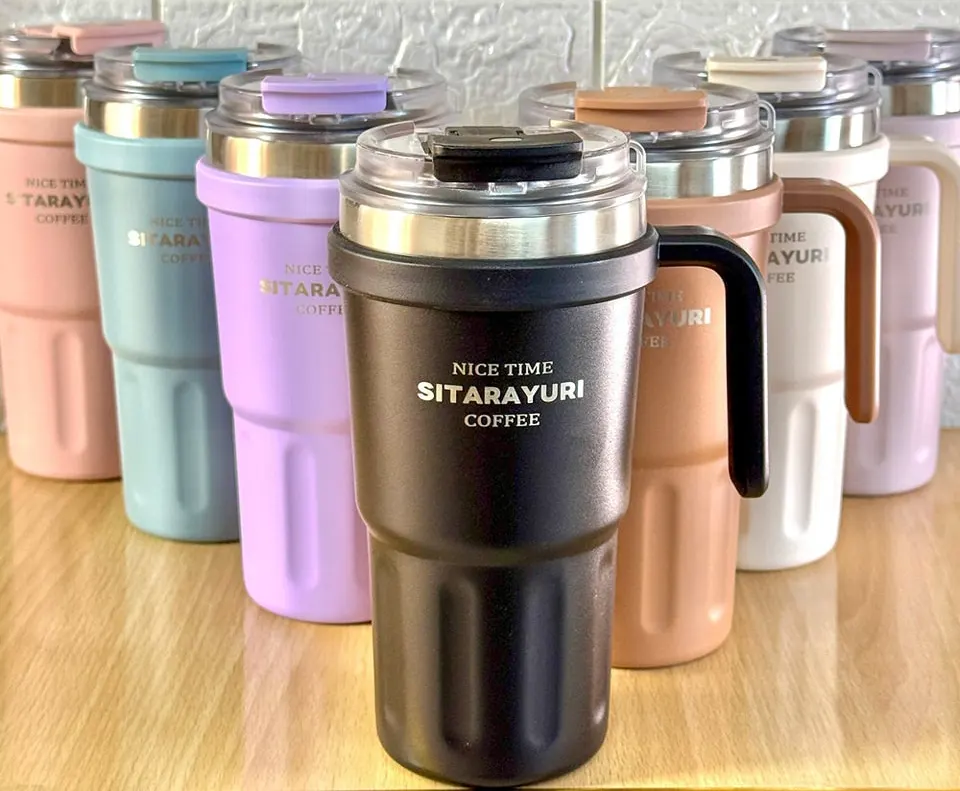 ترمس حراري ستانلس ستيل ، سعة 600 ملي، ألوان متعددة، موديل 2844