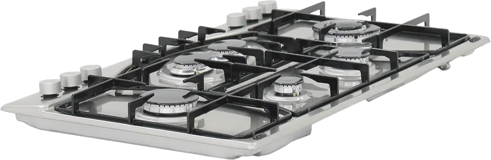 بوتاجاز مسطح بلت ان اريستون ، 90 سم ، 6 شعلة، غاز ، ستانليس ، PHN961 TS-IX-A