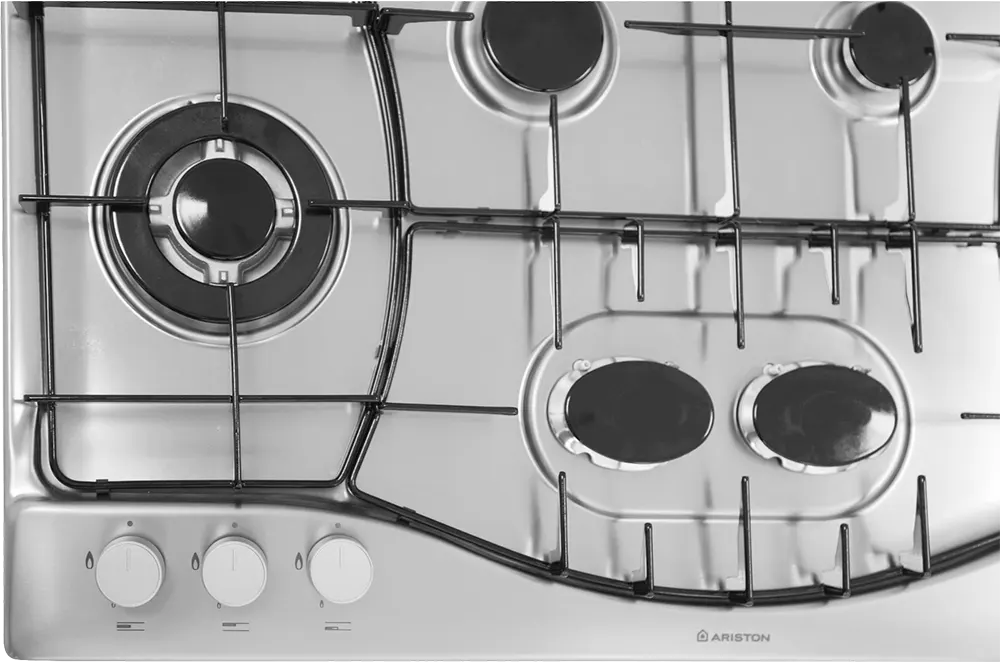 بوتاجاز مسطح بلت ان اريستون ، 90 سم ، 6 شعلة، غاز ، ستانليس ، PHN961 TS-IX-A