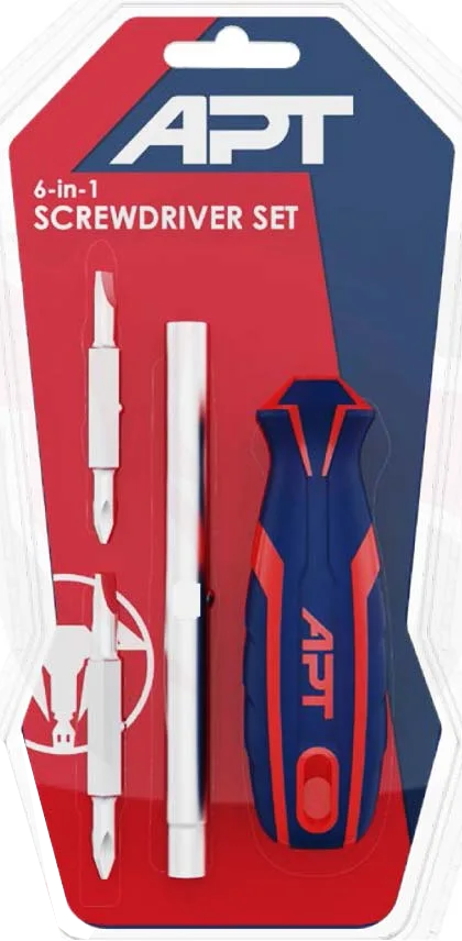 مفك قلاب اي بي تي متعدد الاستخدام، 2 سن، اتجاهين، لقمة 6-8 مم 6*1 ، AH145377-7