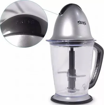 DSP Vegetable Chopper 200W, 1.5L, Silver, Model KM4002