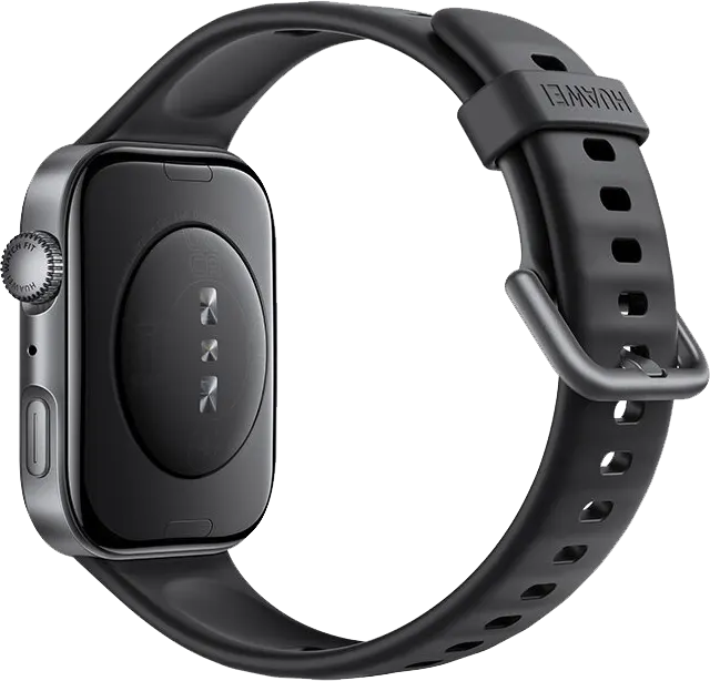 ساعة هواوي فيت 4 الذكية، شاشة أموليد مقاس 1.82 بوصة، حزام مطاطي فلوري، مقاومة للماء، لون أسود ،SYA-B09