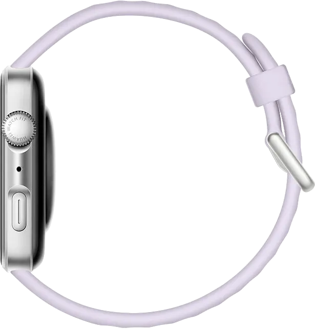 ساعة هواوي فيت 4 الذكية، شاشة أموليد مقاس 1.82 بوصة، حزام مطاطي فلوري، مقاومة للماء، لون بنفسجي ،SYA-B09