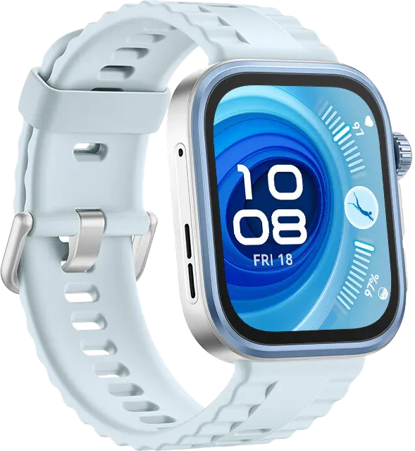 Huawei Fit 4 pro Smart Watch, 1.82" AMOLED Screen, NFC,Fluoroelastomer Strap, Water Resistant, Blue
