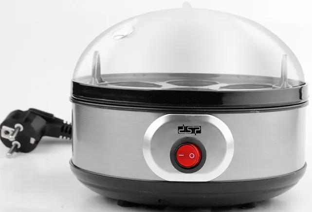 DSP Electric Egg Boiler, 350W, Black and Silver, KA5001