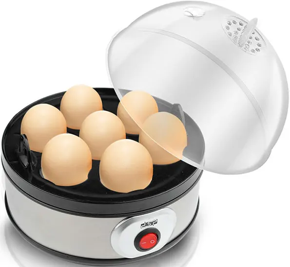 DSP Electric Egg Boiler, 350W, Black and Silver, KA5001