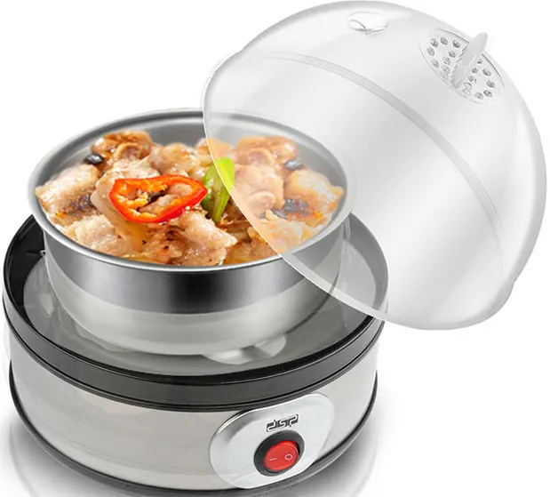 DSP Electric Egg Boiler, 350W, Black and Silver, KA5001