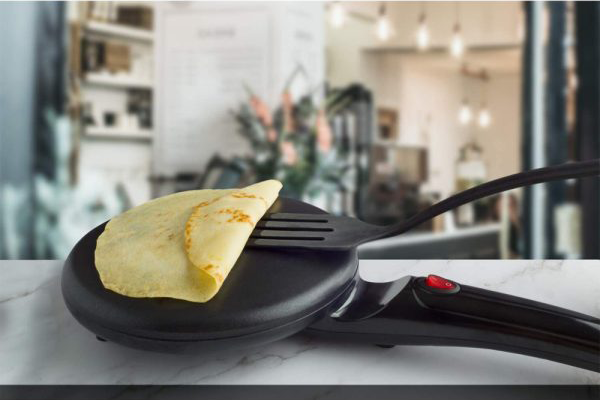 DSP Crepe Maker, 650W, 20cm, White, KC3016