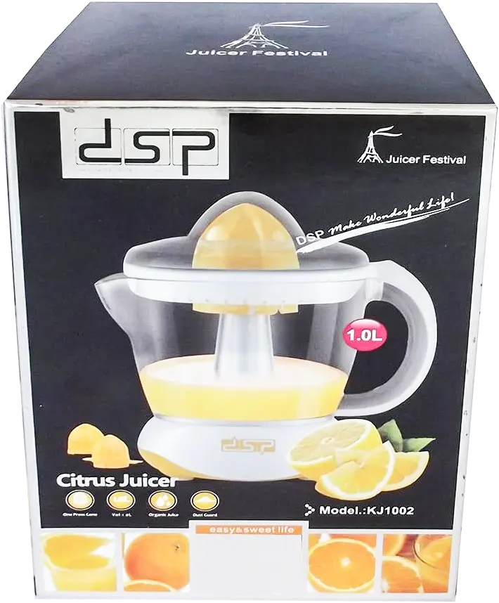 DSP Orange Juicer 1L, 40W, White, KJ1002