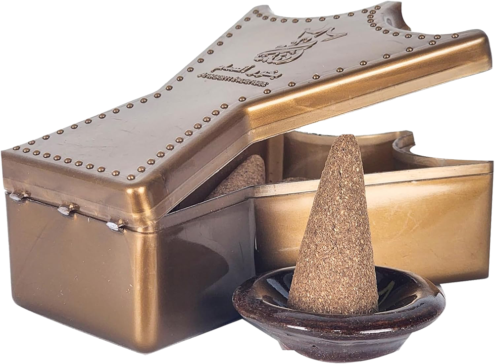 Ansaam Musk essence Pyramid Incense, 15 cones, fragrance lasts up to 45 minutes