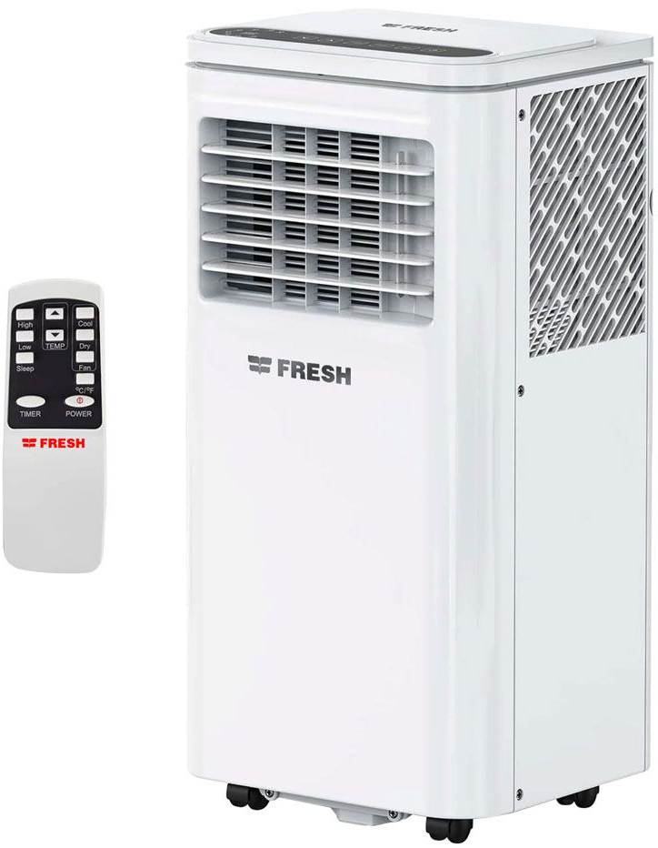 Fresh Portable Air Conditioner, 2200 Watt, Cooling Only, Freon Powered, White, 9000 BTU 20210