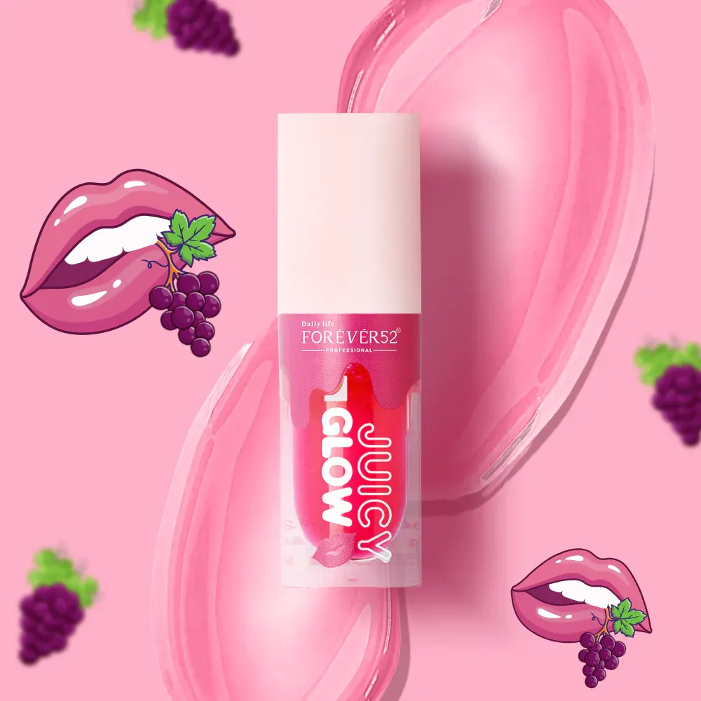 Forever 52 Juicy Glow Lip Oil, Jgl001 Grape Soda