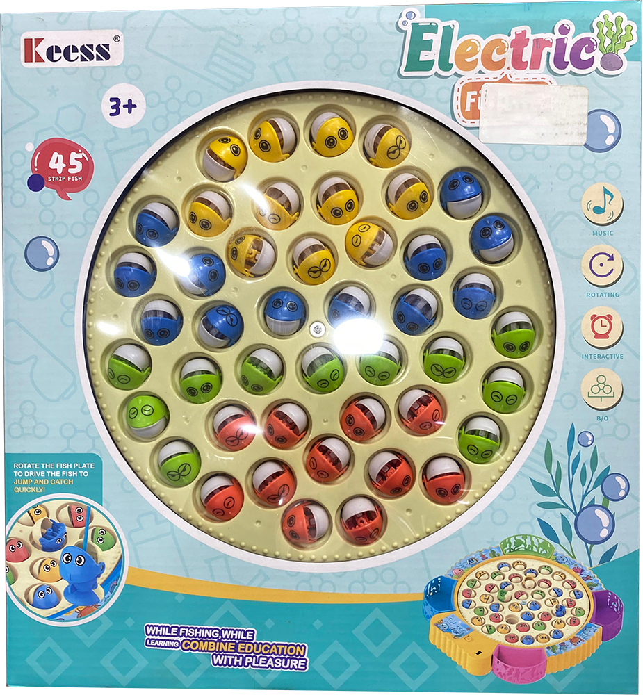 لعبة صياد السمك، مع مغتطيس لصيد السمك،  KM-45