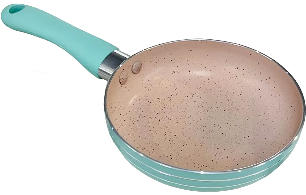 Granite Pan, Medium 12-16 , Turquoise