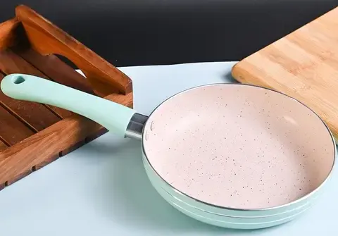 Granite Pan, Medium 12-16 , Turquoise