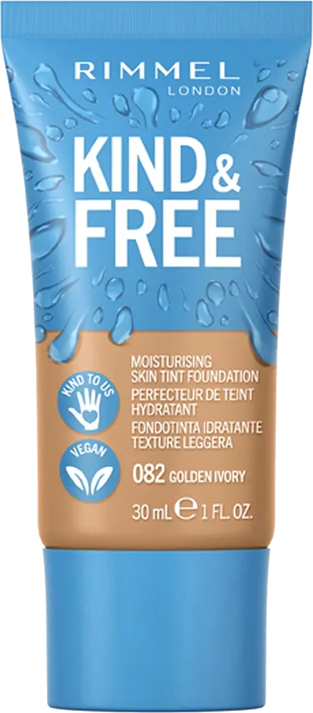 Rimmel Kind & Free Hydrating Foundation, 082 Golden Ivory