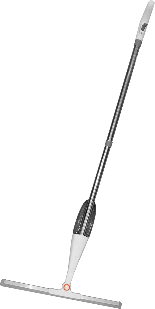 Madinaty Floor Mop with Water Spray, Stainless Steel Handle, White*Grey, Model 26-100