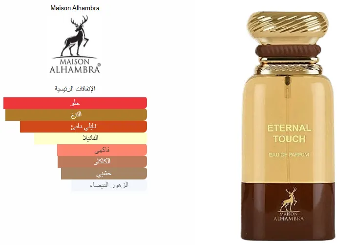 Eternal Touch By Maison Alhambra For Unisex Edp, 80Ml