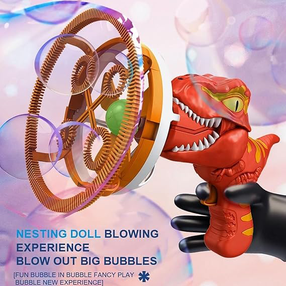 Soap Bubble Gun, Dinosaur Shape, H014