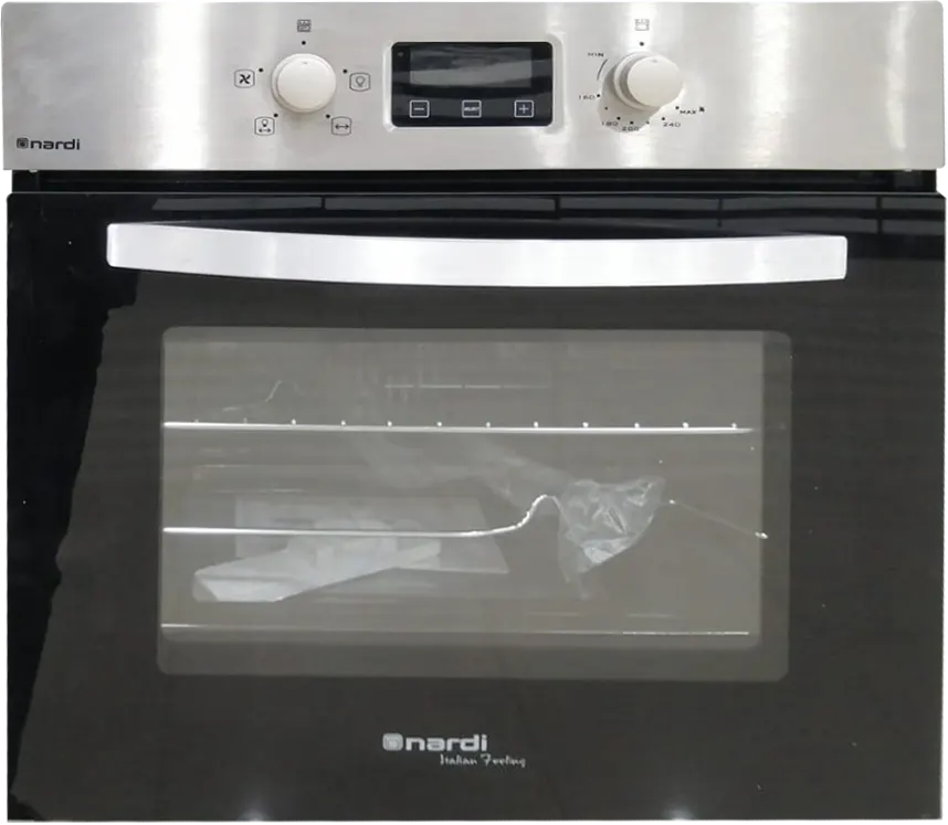 Nardi Built-in Hob, 90 cm, 5 Burners, VG95EAVX + Nardi Built-in Gas Oven, 60 cm, 67 L, FGX06XN