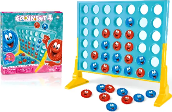 Connect 4 Kids Game, Multicolor, 33887
