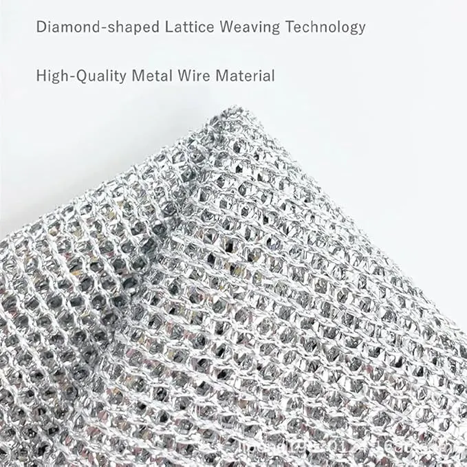 قطعة قماش سلكية لغسل الأطباق،  5 قطع