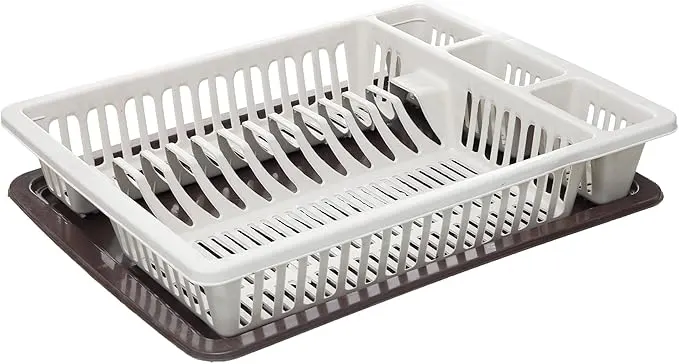 Elwatanya Pearl Plastic Dish And Spoon Drainer