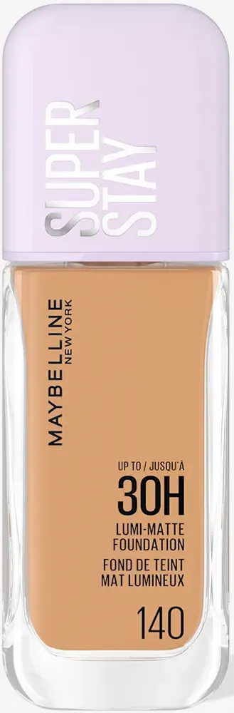 Maybelline Super Stay 30H Lumi Matte Foundation, 140