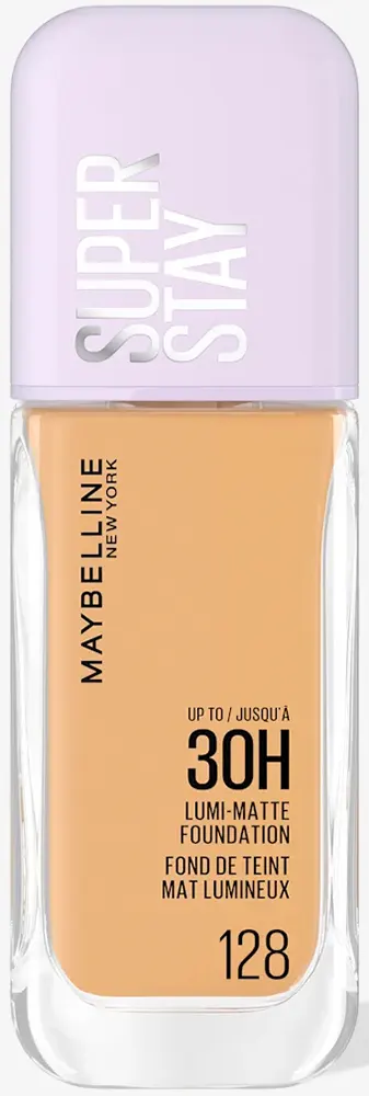 Maybelline Super Stay 30H Lumi Matte Foundation, 128