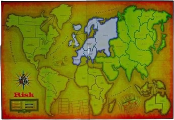 Risk Strategy Board Game, 2-6 Players, 55177