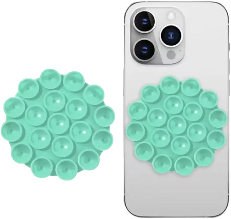 قاعدة لاصقة مزدوجة الجوانب سيليكون لجراب الموبايل، متعدد الاشكال والالوان