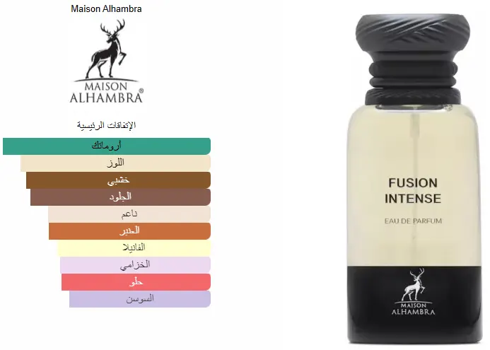 Fusion Intense By Maison Alhambra For Unisex Edp, 80Ml