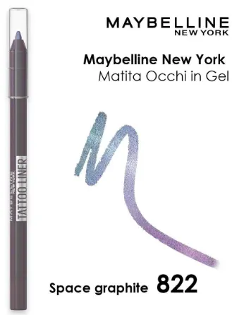 Maybelline Tattoo Liner Gel Pencil, 822 Space Graphite
