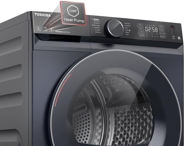 مجفف ملابس توشيبا، 10 كيلو ، انفرتر، شاشة ليد، TD-BK112GHEG (MK) (بضمان ميراكو)