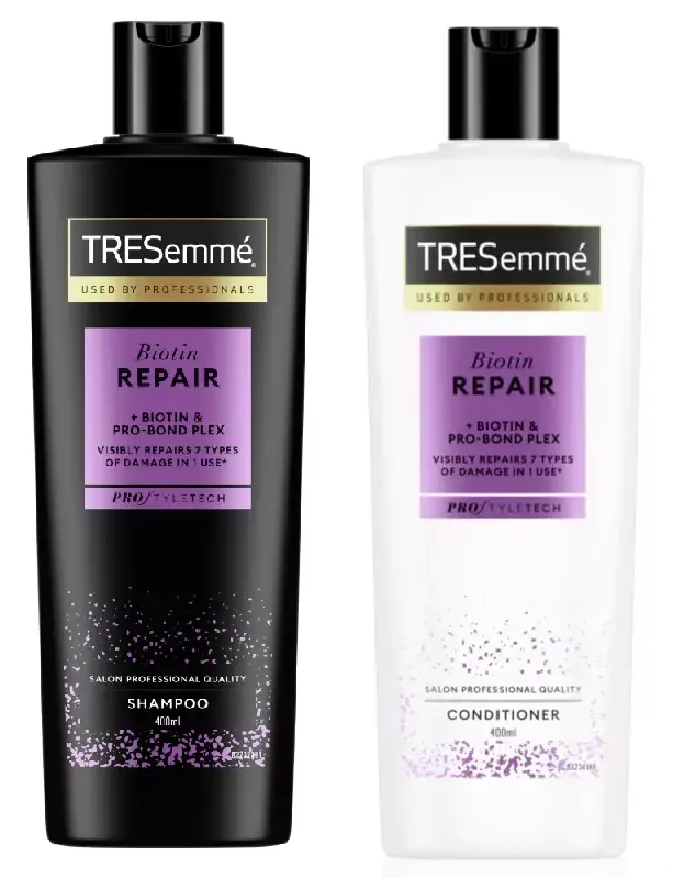 TRESemmé Biotin Repair Shampoo and Conditioner, 400ml, 25% off