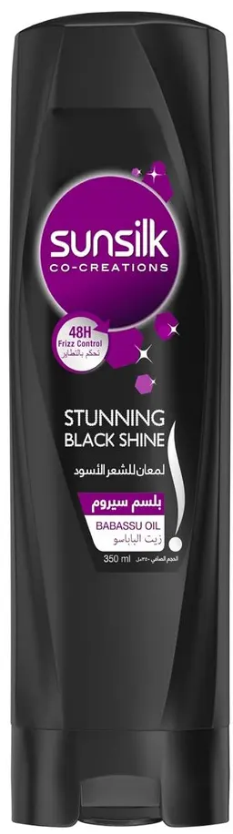 Sunsilk Shampoo And Conditioner For Black Hair, 350Ml