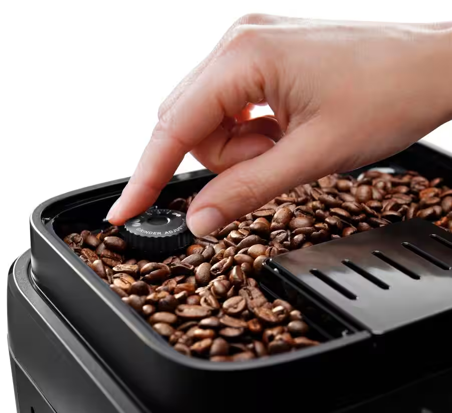 ماكينة تحضير القهوة والإسبريسو ديلونجي ماجنيفكا ايفو نيكست صناعة روماني، 1450 وات، 1.8 لتر، شاشة لمس 2.4 بوصة، فضي، ECAM310.80.SB ( ضمان راية )