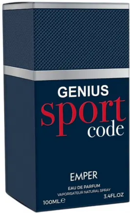 عطر جينيوس سبورت كود من امبر للرجال، او دي برفان، 100 مل