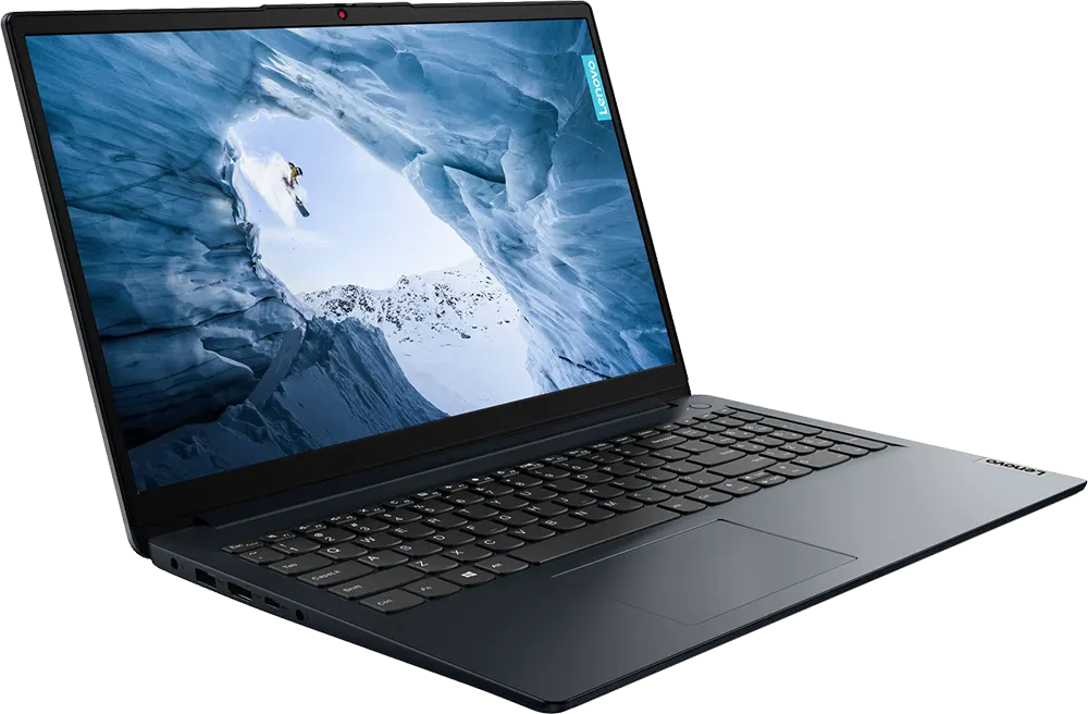 Laptop Lenovo IdeaPad 1, 15IAU7  , Intel® Core™I3-1215U , 12th Gen, 8GB RAM, 256GB M2 SSD Hard Disks, Integrated Intel® UHD Graphics Card, 15.6 Inch FHD Display,   Abyss Blue