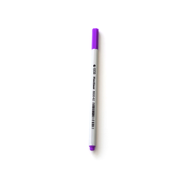 STA Fineliner Pen Purple