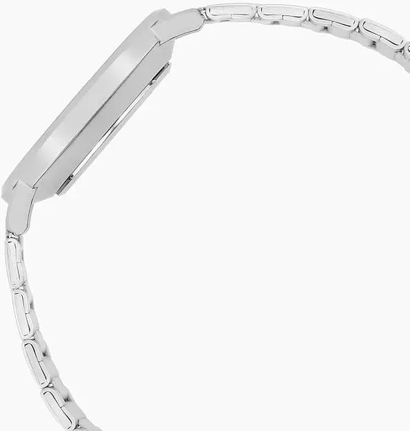 Casio Men's Black Dial Round Hands Silver Stainless Steel Band Analog Watch Silver Mtp-Vt03D-1B