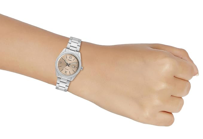 Casio Women's Stainless Steel Analog-Digital Watch LTP-1302DD-4A2VDF